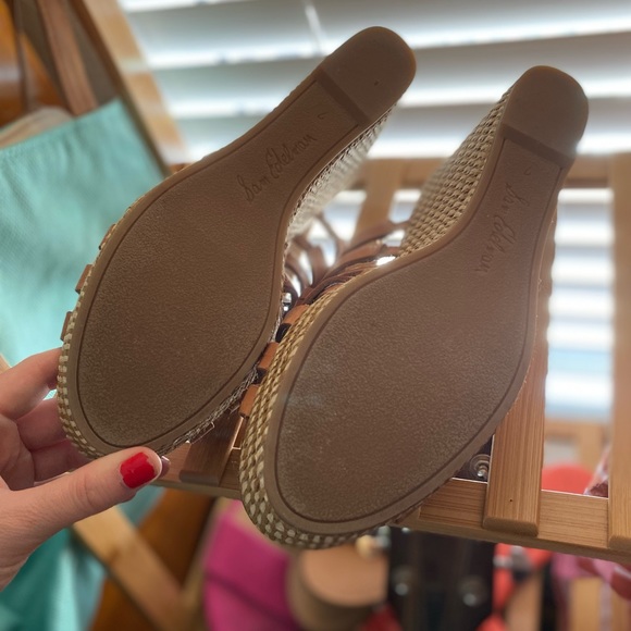 Sam Edelman Devon Strappy Leather Slide Wedge - Picture 4 of 5